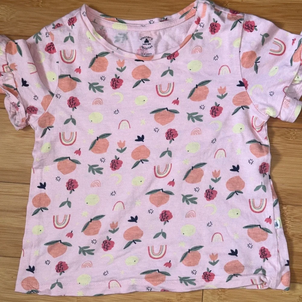 Baby Gap 5T Pineapple Dress and Fruity Shirt